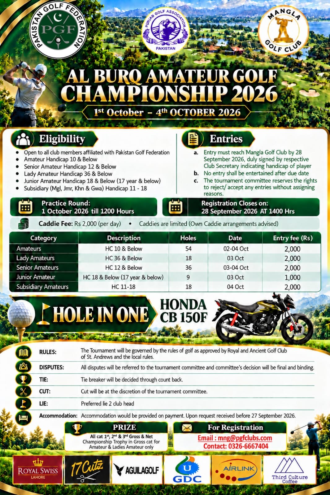 AL-BURQ AMATEUR GOLF CHAMPIONSHIP